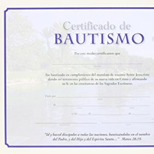Certificados De Bautismo