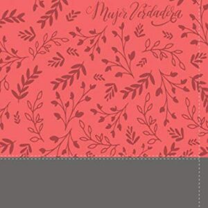 Biblia Devocional Mujer Verdadera RVR1960 - Duo-Tono Coral