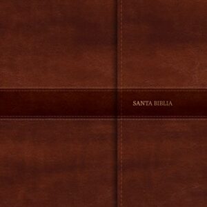 RVR1960 Biblia Letra Super Gigante Marron, Simil Piel Y Solapa Con Iman