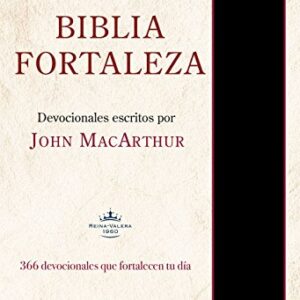 Biblia Fortaleza: Devocionales escritos por John MacArthur- RVR1960 Negro