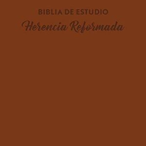 Biblia De Estudio Herencia Reformada, Simil Piel (Cafe)