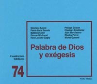 Palabra De Dios Y Exegesis: Cuaderno Bíblico 74