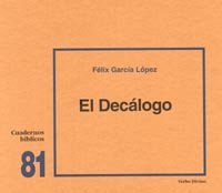 El Decálogo: Cuaderno Bíblico 81 (Cuadernos Bíblicos)